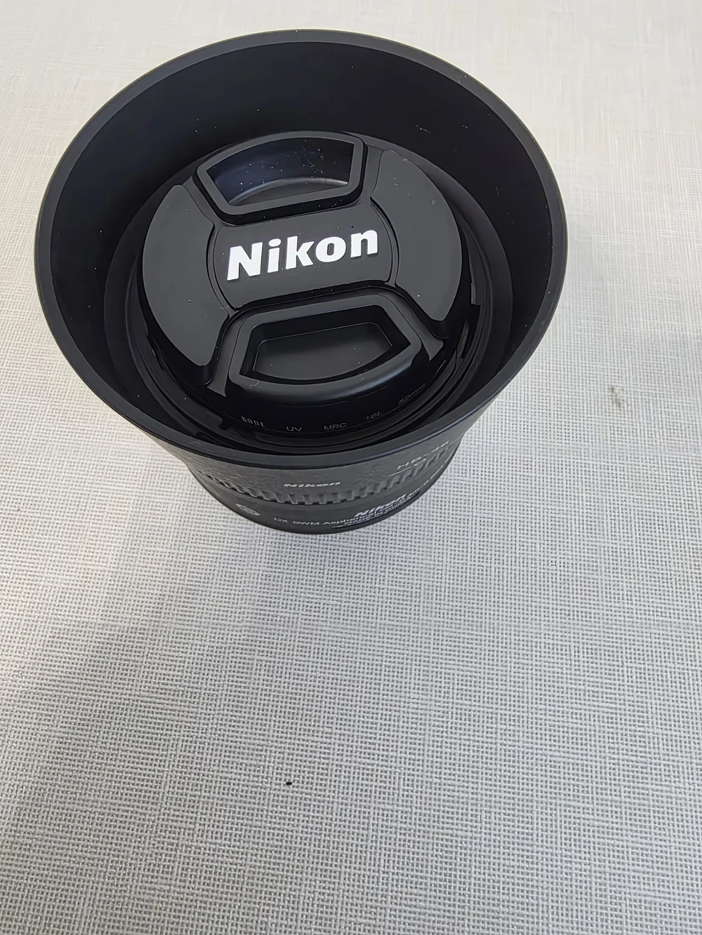 Nikon Black Camera Lens with HB-46 Hood